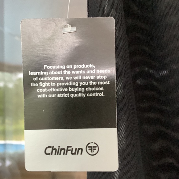 Chinfun Sports. Sheer black cover up sarong. One size fits all. - Picture 3 of 3